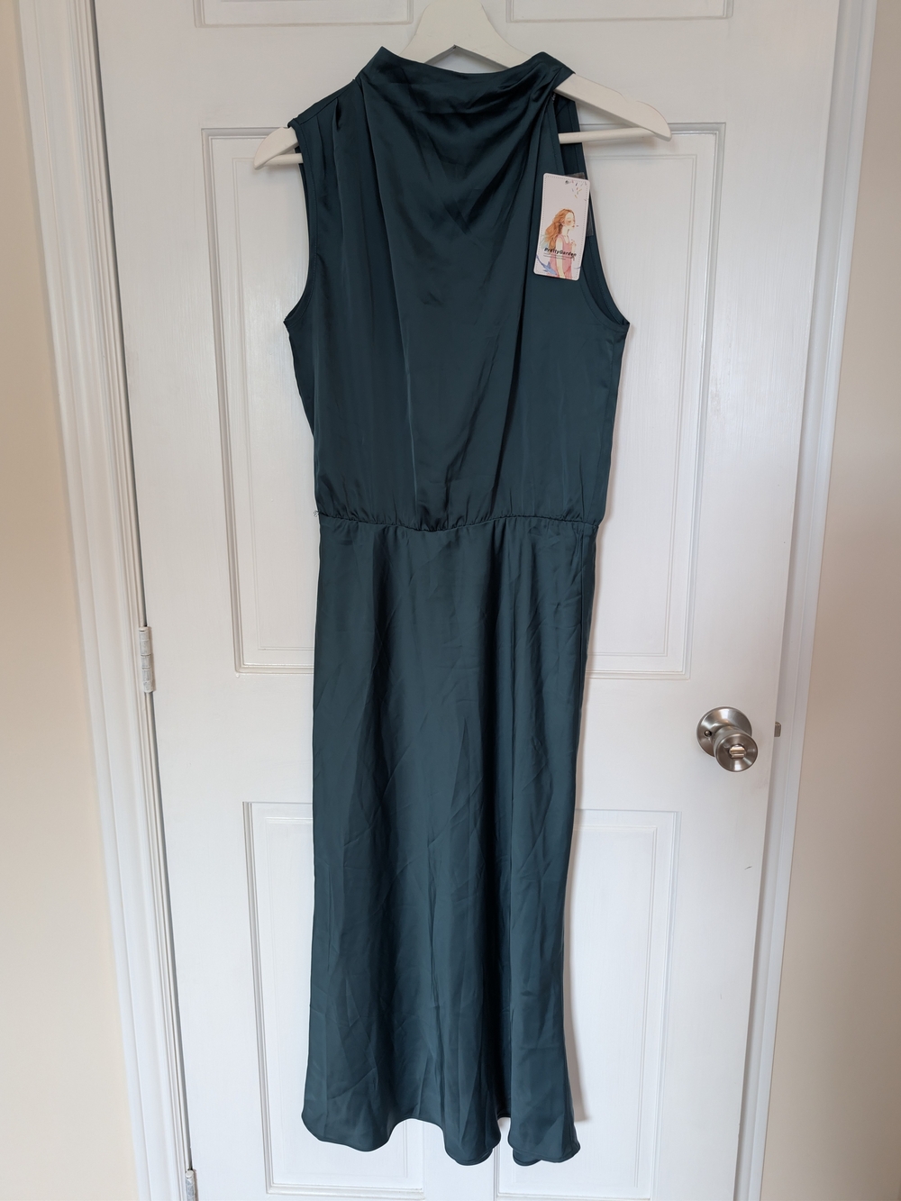 Sleeveless Teal Maxi Dress - Elegant Everyday Dress